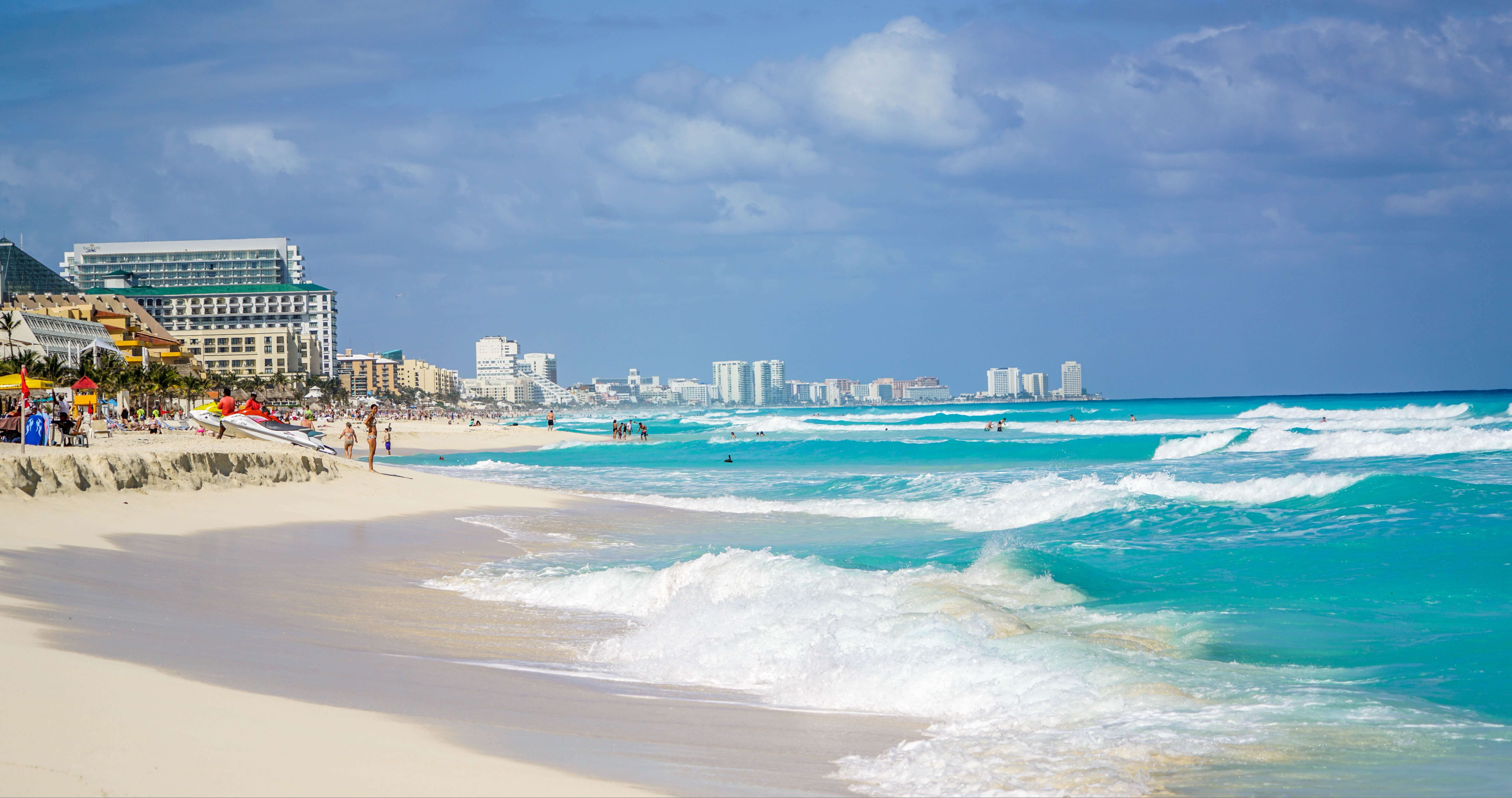 Cancun beach view